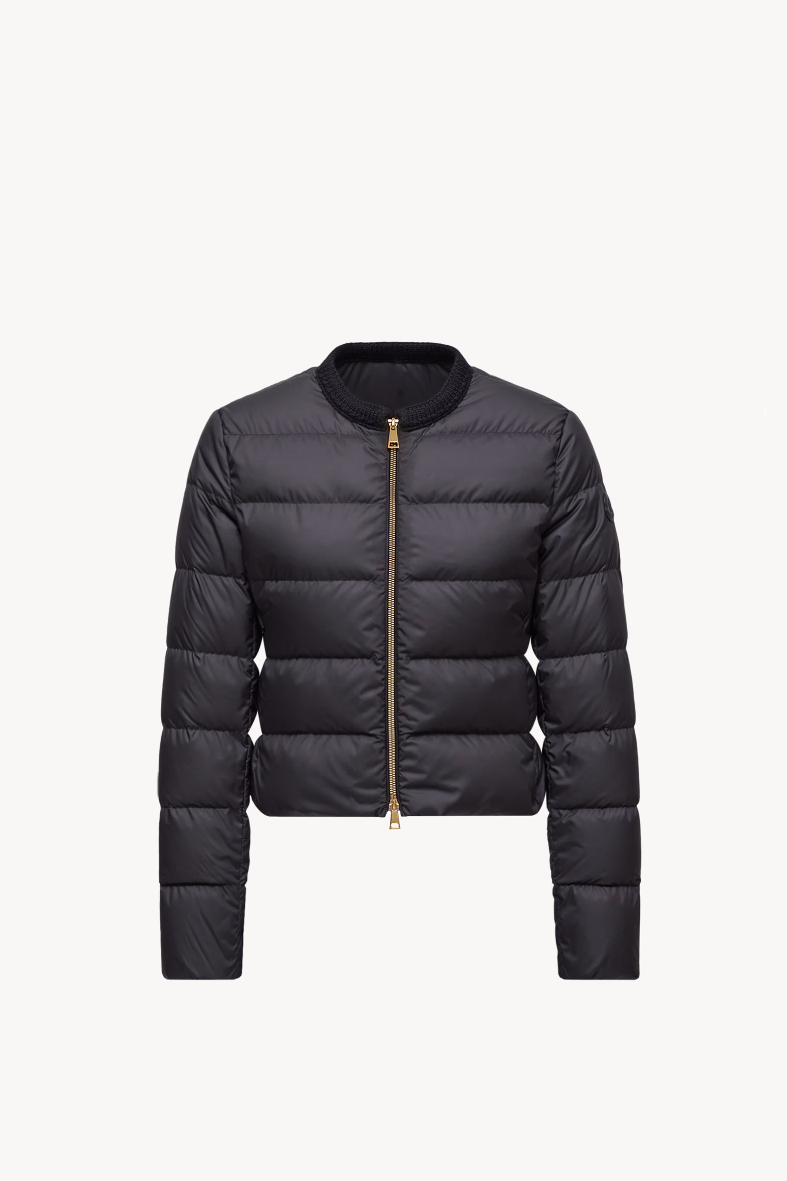 Doudoune courte à bords en laine Mauvezin Femmes Noir Moncler 2